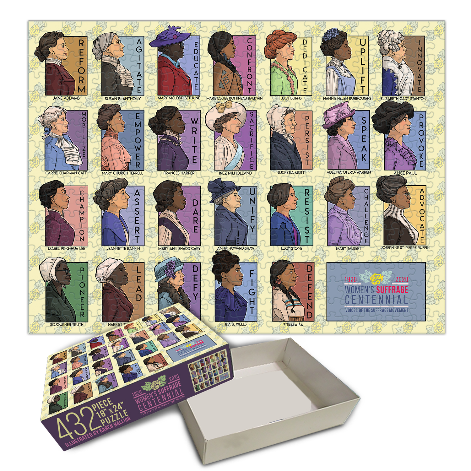 Iconic Suffragists Puzzle - (Limited Edition)
